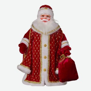 Игрушка - кукла мягконабивная Дед Мороз Царский Красный 50м в упаковке ДМ-2101