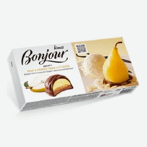 Сложный десерт Bonjour со вкусом Груша 232гр Конти