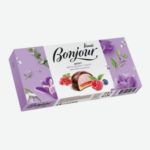 Сложный десерт Bonjour со вкусом ягод 232гр