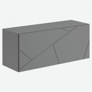 Навесной шкаф Гранж Серый шифер / Графит структурный 902 мм