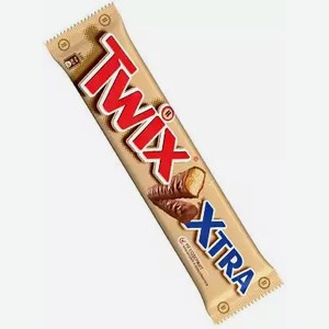 Шоколадный батончик TWIX EXTRA 82Г, , ,