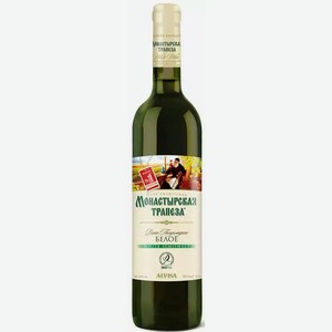 Вино Монастырская Трапеза 10-12% Бел. П/сл. 0,7л, ,