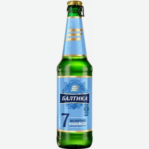 Пиво Балтика Экспортное №7 Светл. Фильтр. Пастер. Ст/б. 0,45л, ,