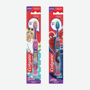 Зубная щетка детская Colgate Mermaid/Star Smile 5+, для детей от 5 лет, ультрамягкая