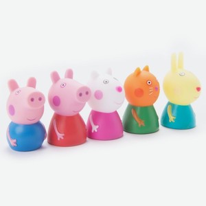 Набор игрушек для ванны Peppa Pig «Пальчиковый театр» 5 шт.