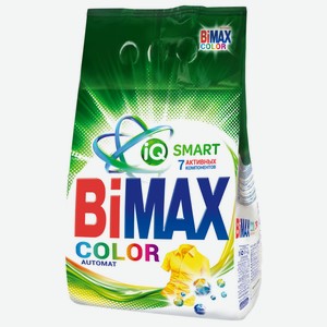 Стиральный порошок BIMAX Color Automat унив.м/у д/цв. авт., Россия, 3000 г