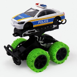 Машинка инерционная Funky Toys «Полиция» с краш-эффектом 15,5 см