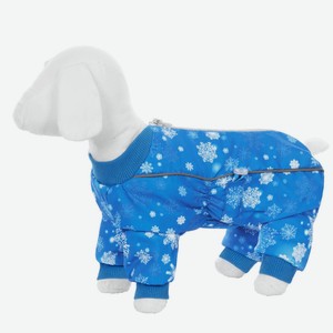 Yami-Yami одежда комбинезон для собак малых пород, на меху с рисунком  снежинки  (M)