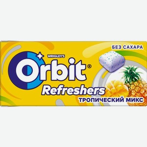 Жевательная резинка Orbit Refreshers Тропический микс 16г