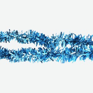 Украшение ёлочное Santa s World мишура синий матовый 2 м (9 см) арт my-259kc