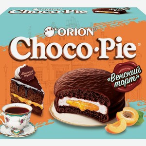 Кондитерское изделие ORION Choco Pie Венский торт в глазури, Россия, 360 г