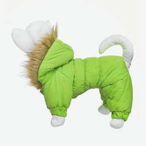 Tappi одежда зимний комбинезон для собак с подкладкой  Лайм  зеленый (S)