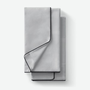 SOFT SILVER Набор наволочек Antibacterial Beauty Pillowcases, 50х70 см – 2 шт. Цвет: «Благородное серебро» (серый)