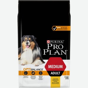 Pro Plan корм для взрослых собак средних пород, курица (7 кг)