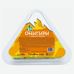 Онигири I like eat с курицей терияки и соевым соусом, 110 г