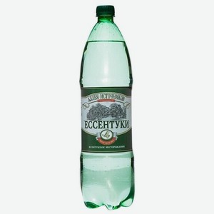 Вода минеральная Аллея источников Ессентуки-4 газированная, 1.5 л, пластиковая бутылка