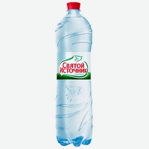 Вода питьевая газированная Святой Источник, 1.5 л