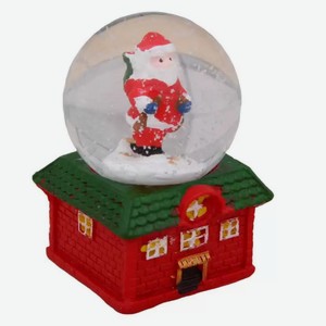 Новогодний сувенир Снежный шар  Веселый Дедушка Мороз  Т-9861