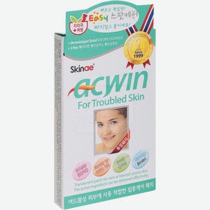 Патчи для кожи Acwin Прозрачные для проблемной кожи 60шт