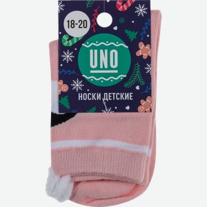 Носки детские UNO Laurika зеленые/розовые р16-22 в ассортименте