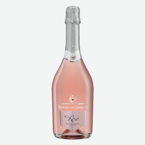 Вино игристое Maschio dei Cavalieri Rose розовое брют 11.5%, 0.75л