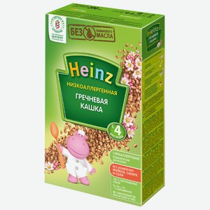 Каша детская Heinz безмолочная гречневая низкоаллергенная с 4 месяцев, 200 г