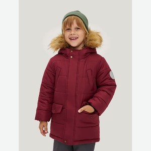 Куртка зимняя для мальчика Hola, бордовый (158)