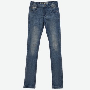 Брюки-джинсы для девочки Barkito «Деним», синие (140)