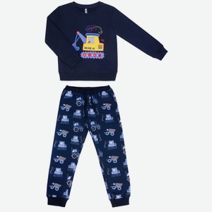 Пижама для мальчика Barkito «Сновидения», синяя (98)