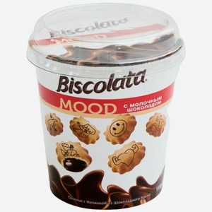 Печенье шоколад крема Biscolata Mood 115г