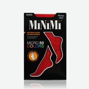 Женские носки Minimi Micro Colors 50den Rosso Chili