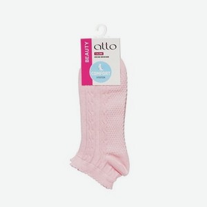 Женские носки Atto C1486 , трикотажные , розовые , р.23-25