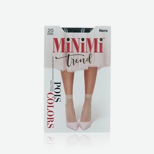 Женские капроновые носки Minimi Pois Colors 20den Nero
