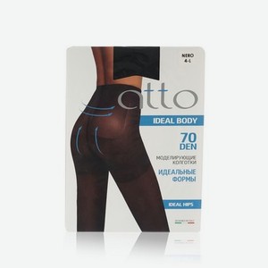 Женские колготки Atto Ideal Body Hips 70den Nero 4 размер