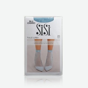 Женские капроновые носки Sisi Tulle Lurex 20den Blu