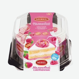 Торт «Mirel» Малиновый сметанник, 650 г
