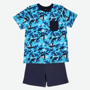Пижама для мальчика Barkito «Сновидения», синяя (98-104)