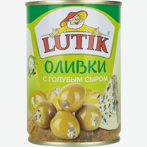Оливки Lutik консервированные с голубым сыром, 280 г