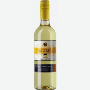 Вино сортовое ординарное ТАСО РЕАЛЬ АЙРЕН 9-10% БЕЛ. П/СЛ. 0,75Л, 0,75