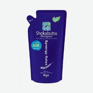 SHOKUBUTSU Крем-гель для душа  Synergy Relax  мужской расcлабляющий (мягкая упак) 500