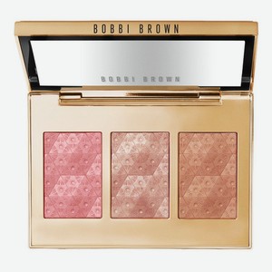 Luxe Cheek & Highlighting Palette Limited Edition Палетка для макияжа лица Golden Glow