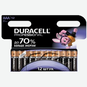 Батарейки Duracell Professional ААА 12 шт.