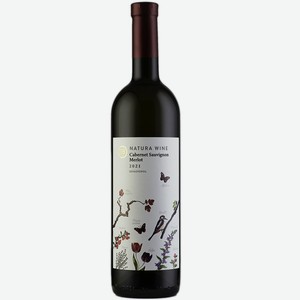 Вино тихое красное сухое ZB Wine Natura CABERNET-SAUVIGNON&MERLOT 2021 0.75 л