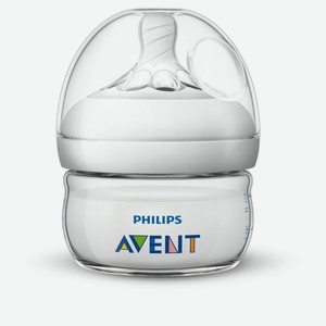 Бутылочка Philips Avent «Natural» с силиконовой соской с рождения, 60 мл
