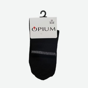 Женские носки с люрексом Opium 4WM-5 , Черный , р.25