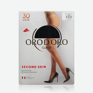 Женские колготки Orodoro Second Skin 30den Nero 3 размер