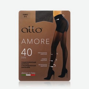 Женские поддерживающие колготки Atto Amore 40den fumo 2 размер