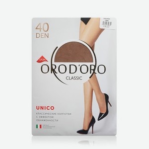 Женские колготки без шортиков Orodoro Unico 40den Glace 4 размер
