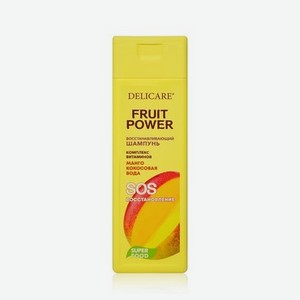Шампунь для волос Delicare Fruit Power   восстановление и питание   с экстрактом манго 280мл