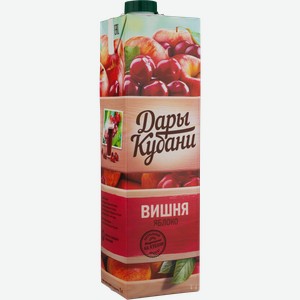 Нектар восстановленный Дары Кубани яблоко вишня ЮСК карт/уп, 0,95 л